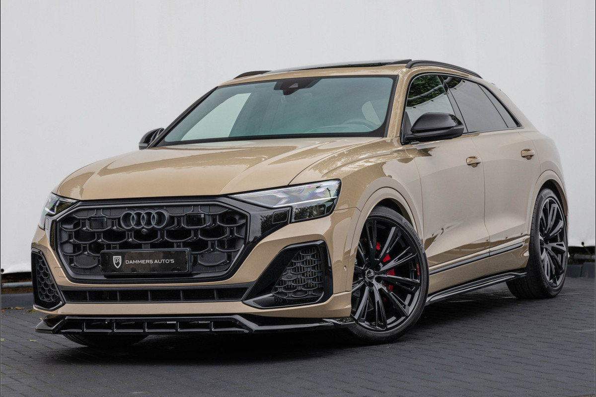 Audi SQ8 4.0 TFSI 507pk Quattro Pano S-stoelen Audi Exclusive Standkachel 23'' HuD Carbon B&O Audi SQ8 4.0 TFSI 507pk Quattro Pano S-stoelen Audi Exclusive Standkachel 23'' HuD Carbon B&O