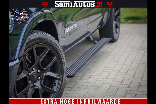 Dodge Ram 1500 LongHorn Edition | Hemi 5.7 V8 | HUD | Luchtvering | Bom Vol | PanoramaDak | Patriot Blue | Comfortabele Dubbele Cabine met Royale 5 Zitplaatsen | DC | Crew Cab | 4x4 | Eerste Eigenaar | 57860 Km Dealer Onderhouden |