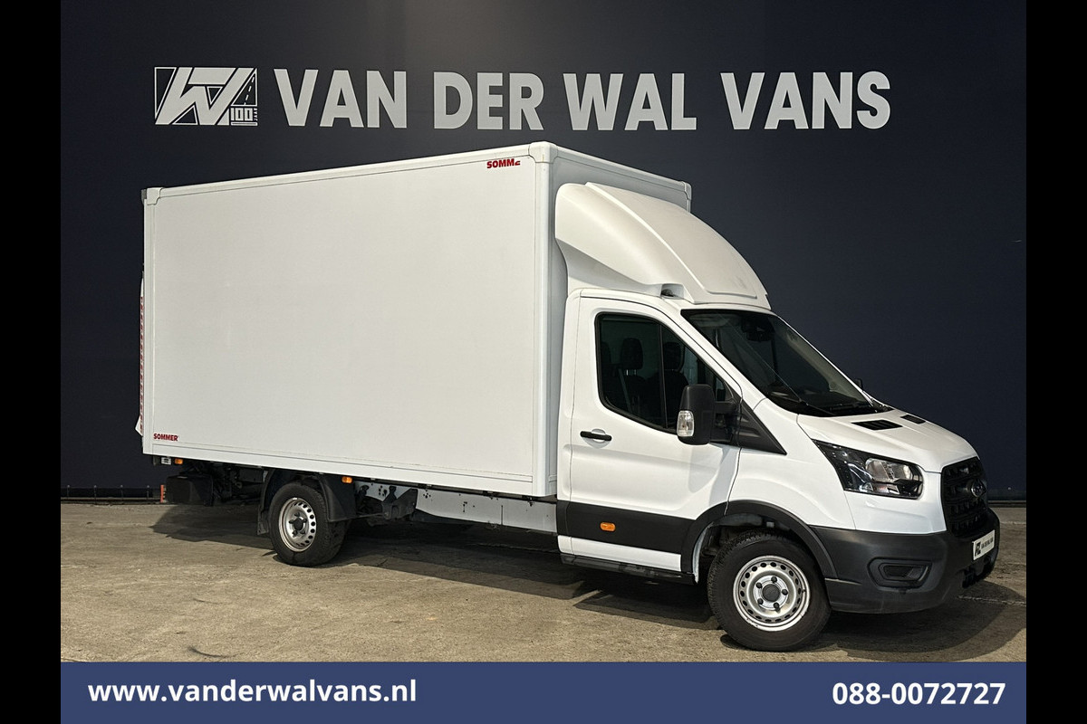 Ford Transit 2.0 TDCI 130pk Bakwagen 221cm hoog Laadklep Euro6 Airco | 3-Zits | Camera Verwarmde voorruit, Bijrijdersbank, 920kg laadvermogen