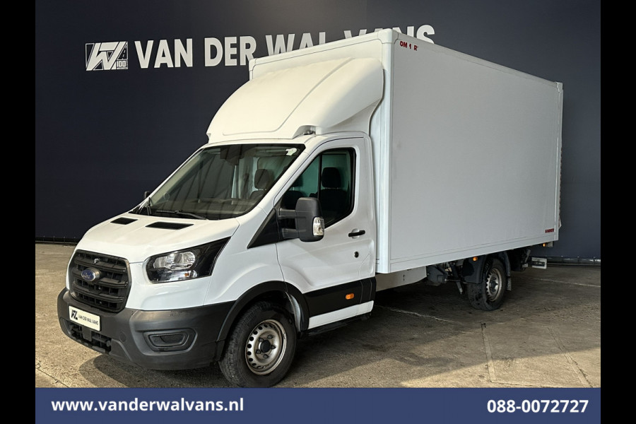 Ford Transit 2.0 TDCI 130pk Bakwagen 221cm hoog Laadklep Euro6 Airco | 3-Zits | Camera Verwarmde voorruit, Bijrijdersbank, 920kg laadvermogen