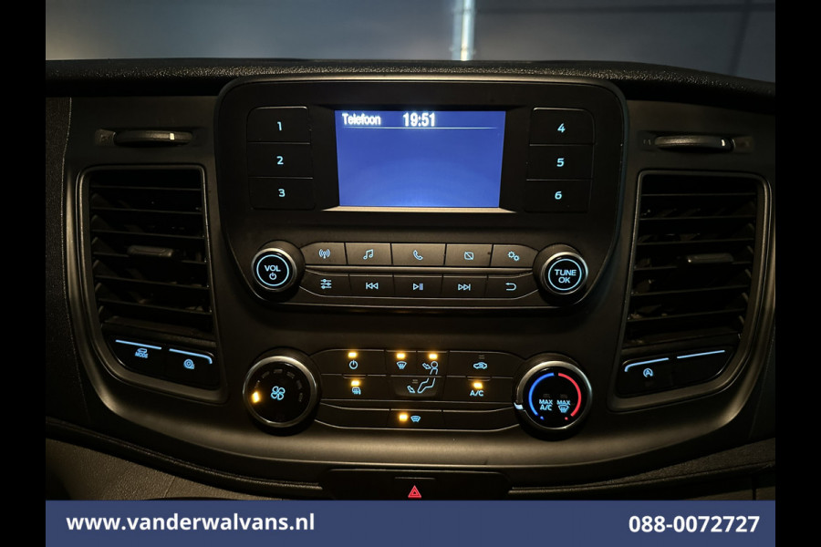 Ford Transit 2.0 TDCI 130pk Bakwagen 221cm hoog Laadklep Euro6 Airco | 3-Zits | Camera Verwarmde voorruit, Bijrijdersbank, 920kg laadvermogen