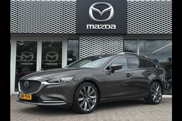 Mazda 6 Sportbreak 2.5 SkyActiv-G 194 Luxury | LEER | 360 GRADEN CAMERA | BOSE |
