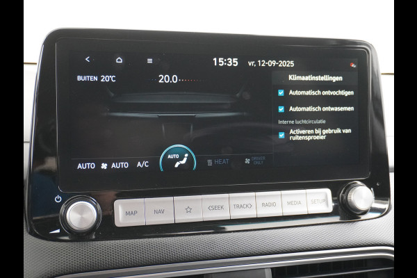 Hyundai Kona EV 64kWh 3 Fase Lader Warmtepomp Head-Up Display Adap.Cruise Apple Carplay Android Auto Navi Ecc Privacy Glas Keyless Fashion 1e Eigenaar
