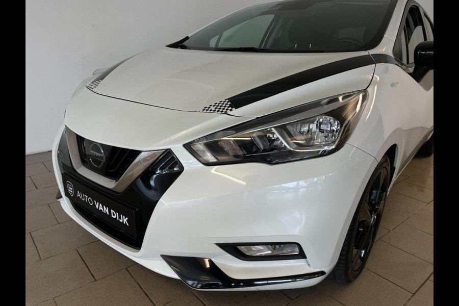 Nissan Micra 0.9 IG-T N-Connecta AIRCO CLIMA NAVI CRUISE BLUETOOTH CAMERA ZWARTE VELGEN ELEK RAMEN CENT VERG ZEER NETTE AUTO