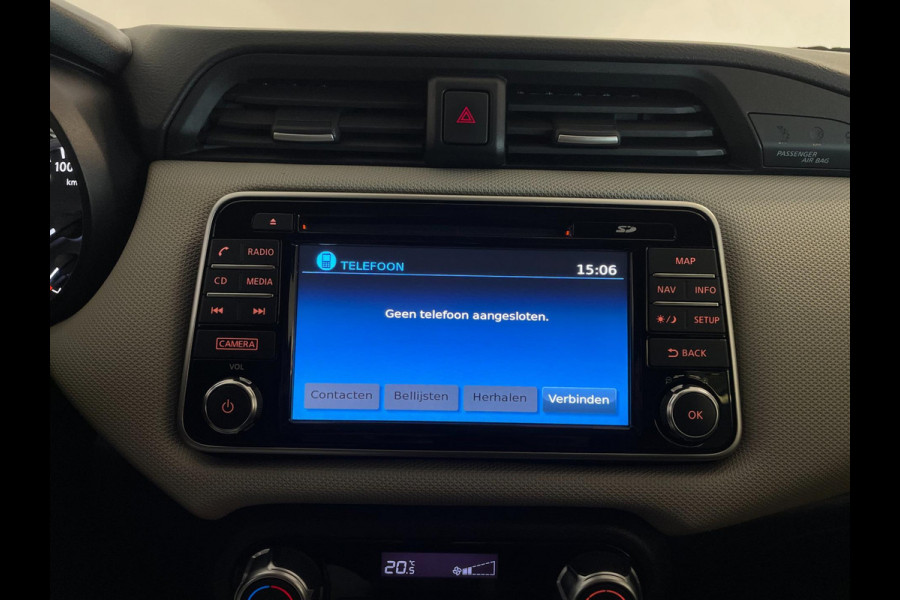 Nissan Micra 0.9 IG-T N-Connecta AIRCO CLIMA NAVI CRUISE BLUETOOTH CAMERA ZWARTE VELGEN ELEK RAMEN CENT VERG ZEER NETTE AUTO