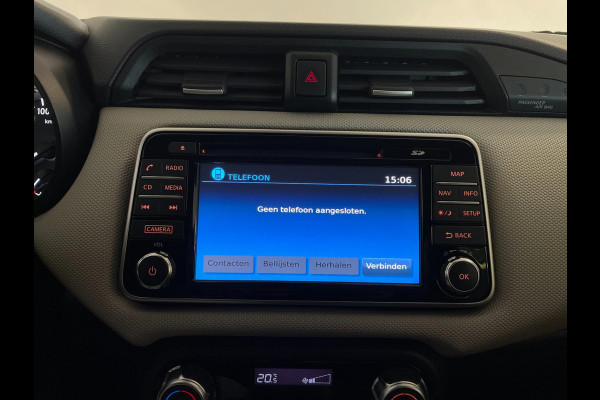 Nissan Micra 0.9 IG-T N-Connecta AIRCO CLIMA NAVI CRUISE BLUETOOTH CAMERA ZWARTE VELGEN ELEK RAMEN CENT VERG ZEER NETTE AUTO