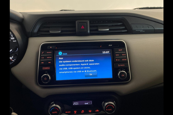 Nissan Micra 0.9 IG-T N-Connecta AIRCO CLIMA NAVI CRUISE BLUETOOTH CAMERA ZWARTE VELGEN ELEK RAMEN CENT VERG ZEER NETTE AUTO