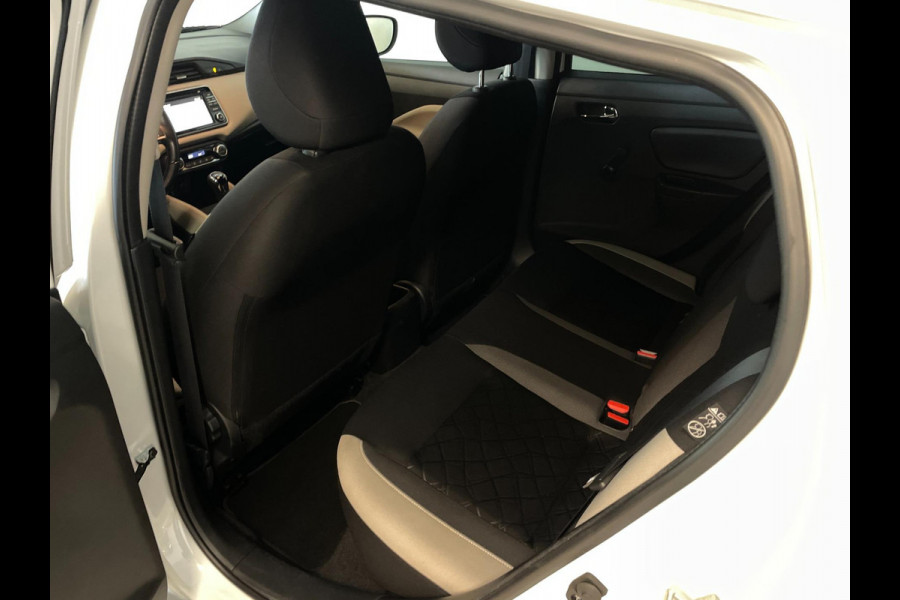 Nissan Micra 0.9 IG-T N-Connecta AIRCO CLIMA NAVI CRUISE BLUETOOTH CAMERA ZWARTE VELGEN ELEK RAMEN CENT VERG ZEER NETTE AUTO