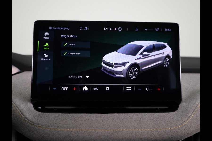 Škoda ENYAQ iV 60 180 pk | Navigatie | Parkeersensoren | Achteruitrijcamera | LED koplampen | Lederen/stof bekleding |