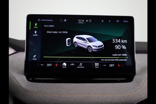 Škoda ENYAQ iV 60 180 pk | Navigatie | Parkeersensoren | Achteruitrijcamera | LED koplampen | Lederen/stof bekleding |