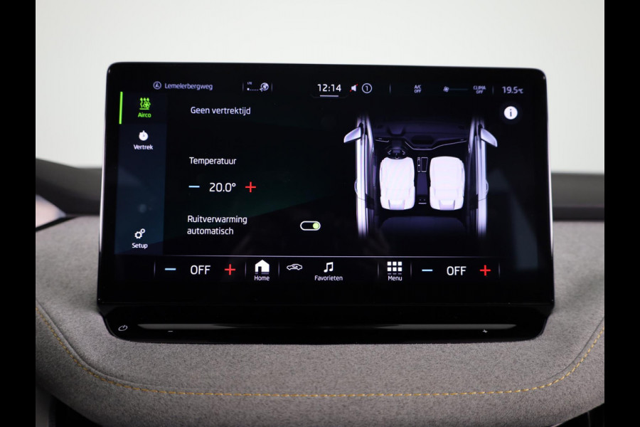 Škoda ENYAQ iV 60 180 pk | Navigatie | Parkeersensoren | Achteruitrijcamera | LED koplampen | Lederen/stof bekleding |