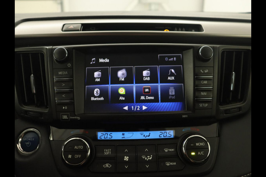 Toyota RAV4 2.5 Hybrid Executive | Trekhaak | Leder | 360 Camera | Stoelverwarming | Adaptive cruise | Navigatie | Memory | Bluetooth | JBL audio | Getint glas | Full LED