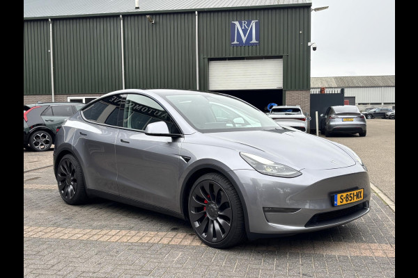 Tesla Model Y Performance AWD 75 kWh VAN: 44.900,- VOOR: 41.877,- UW HERSFTVOORDEEL: 3.023,- EURO 1e eigenaar | ORIGINEEL NL auto | TREKHAAK | TESLA VOLLEDIGE GARANTIE T/M 03-2027/80.000KM