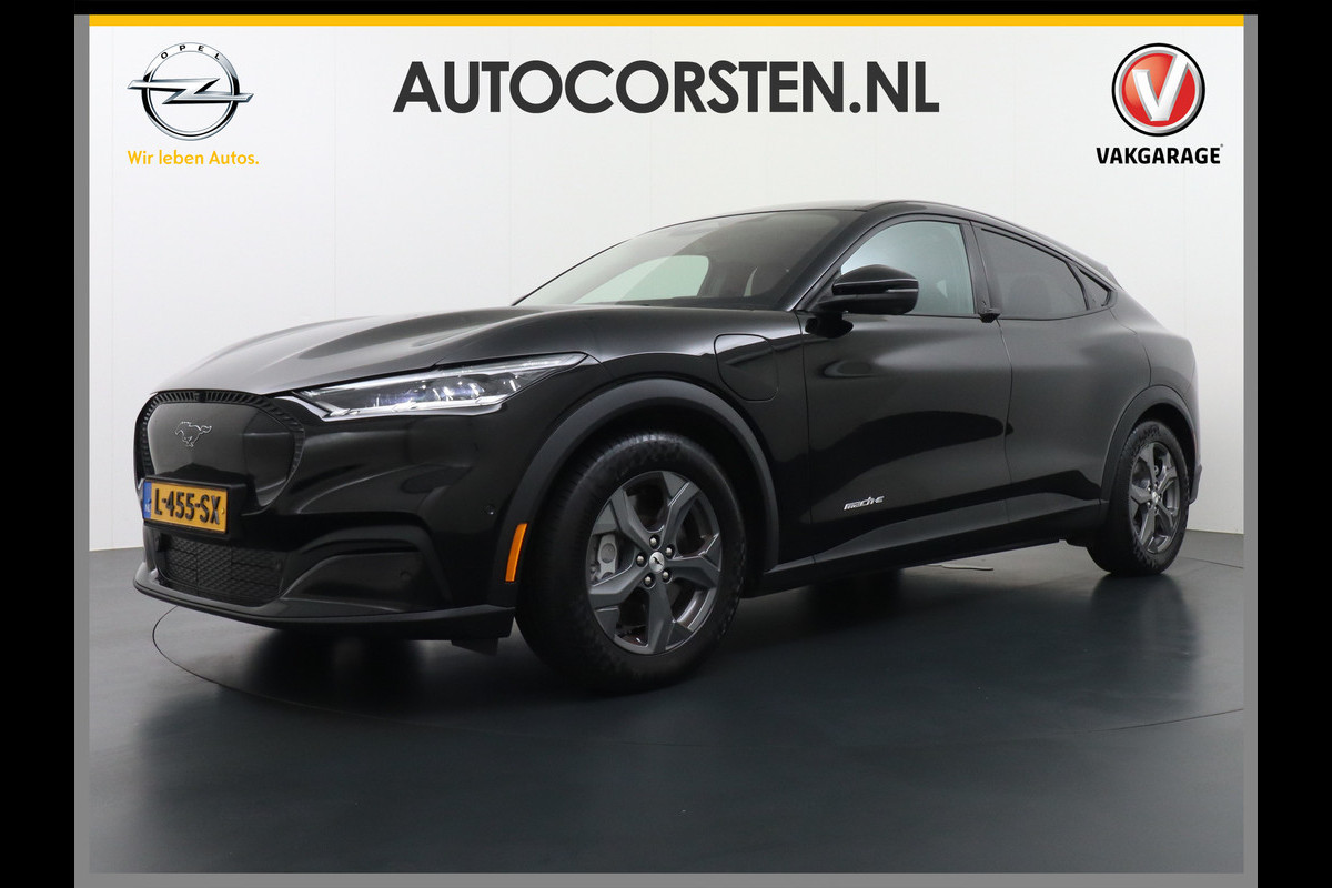 Ford Mustang Mach-E RWD 75kWh Leer+Elektr.+Geheugen 360°Camera Adapive-Cr. Pano-dak B&O®-SoundMemory Seat Apple Carplay Android Auto Navi Ecc Stoel+Stuurverwarming Keyless Origineel Nederlandse Auto