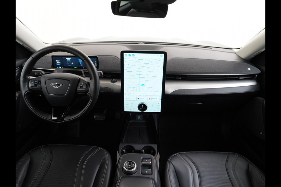 Ford Mustang Mach-E RWD 75kWh Leer+Elektr.+Geheugen 360°Camera Adapive-Cr. Pano-dak B&O®-SoundMemory Seat Apple Carplay Android Auto Navi Ecc Stoel+Stuurverwarming Keyless Origineel Nederlandse Auto