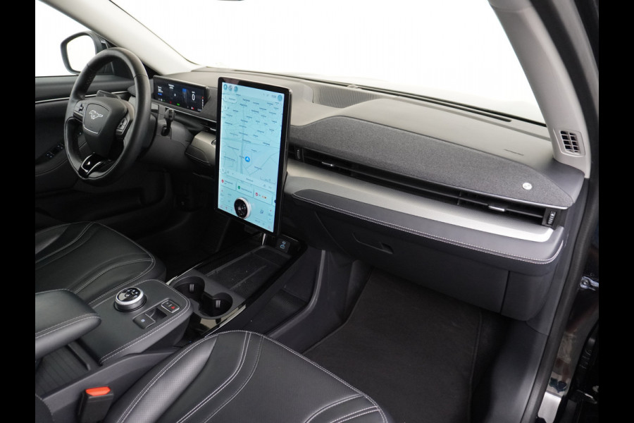 Ford Mustang Mach-E RWD 75kWh Leer+Elektr.+Geheugen 360°Camera Adapive-Cr. Pano-dak B&O®-SoundMemory Seat Apple Carplay Android Auto Navi Ecc Stoel+Stuurverwarming Keyless Origineel Nederlandse Auto
