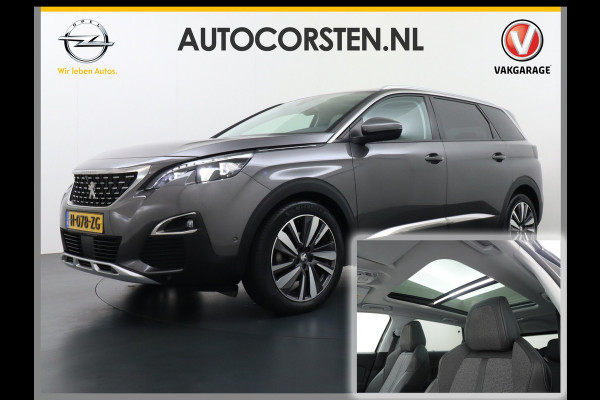 Peugeot 5008 7-Pers. 1.2T 131PK AUT-8 360°Camera Apple Carplay Android Auto Adap.Cruise 19" Elek.AchterklepFocal®-Hifi Audio Panoramaschuif-d 1e Eigenaar Origineel Nederlandse Auto Zeer compleet Origin. NLse auto