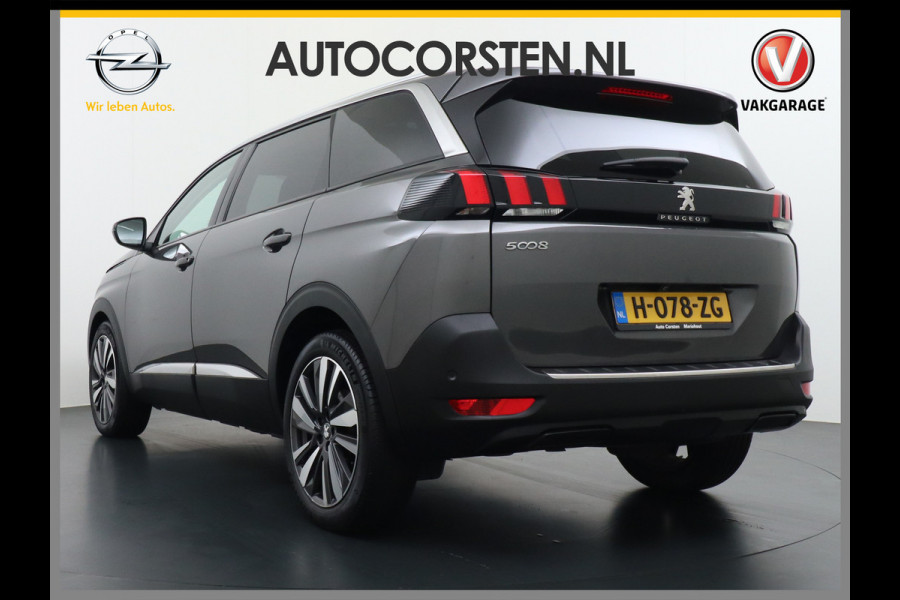 Peugeot 5008 7-Pers. 1.2T 131PK AUT-8 360°Camera Apple Carplay Android Auto Adap.Cruise 19" Elek.AchterklepFocal®-Hifi Audio Panoramaschuif-d 1e Eigenaar Origineel Nederlandse Auto Zeer compleet Origin. NLse auto