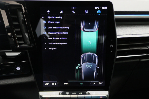 Renault Austral 1.2 E-Tech full hybrid 200 techno Automaat LED, Camera, Apple Carplay, Dodehoeksensor, Sfeerverlichting, Keyless, 19"