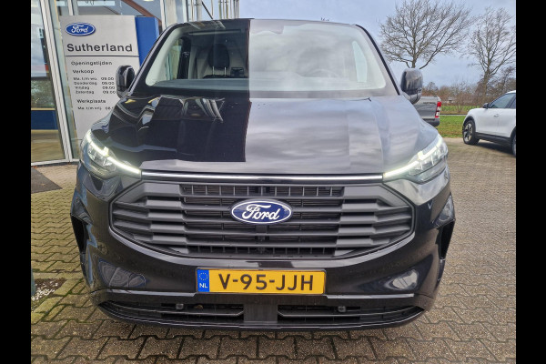 Ford Transit Custom 300 2.0 TDCI L2H1 Limited 136pk | Achterklep Uniek! | Stoelverwarming | Trekhaak | Laadvloer en zijwand betimmering