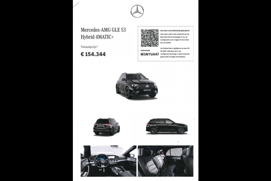Mercedes-Benz GLE AMG 53 4MATIC+ HYBRID | 22 INCH | Burmester® | Trekhaak