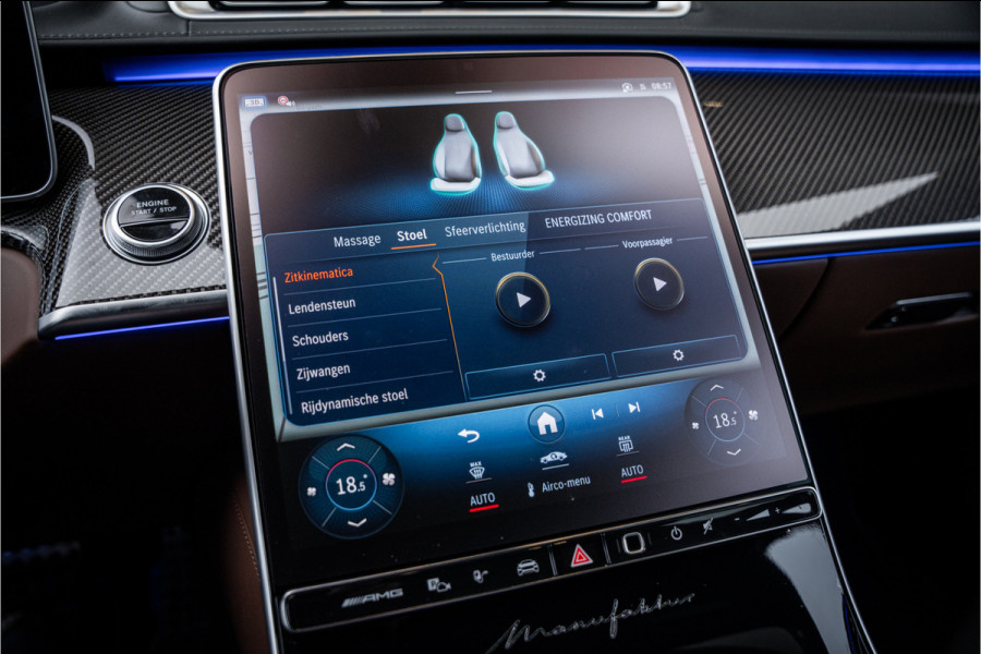 Mercedes-Benz S-Klasse AMG S63 E Performance - Manufaktur | Magno Nachtzwart | Panorama | Burmester | 4x Stoelmassage & Koeling