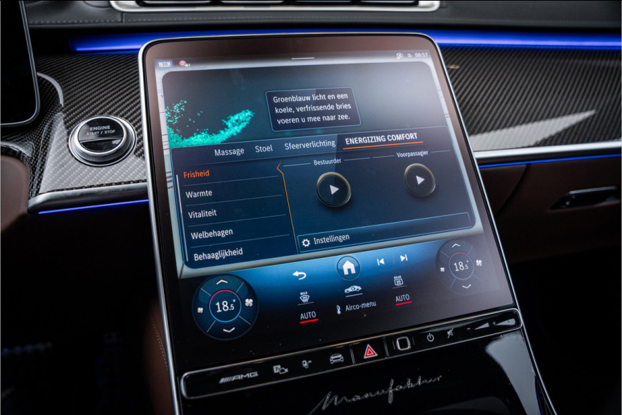 Mercedes-Benz S-Klasse AMG S63 E Performance - Manufaktur | Magno Nachtzwart | Panorama | Burmester | 4x Stoelmassage & Koeling