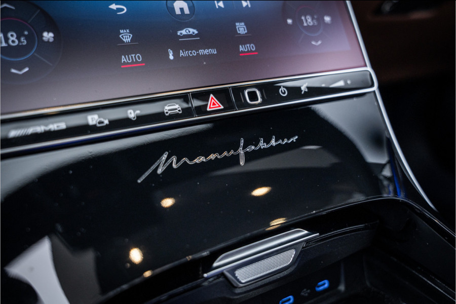Mercedes-Benz S-Klasse AMG S63 E Performance - Manufaktur | Magno Nachtzwart | Panorama | Burmester | 4x Stoelmassage & Koeling