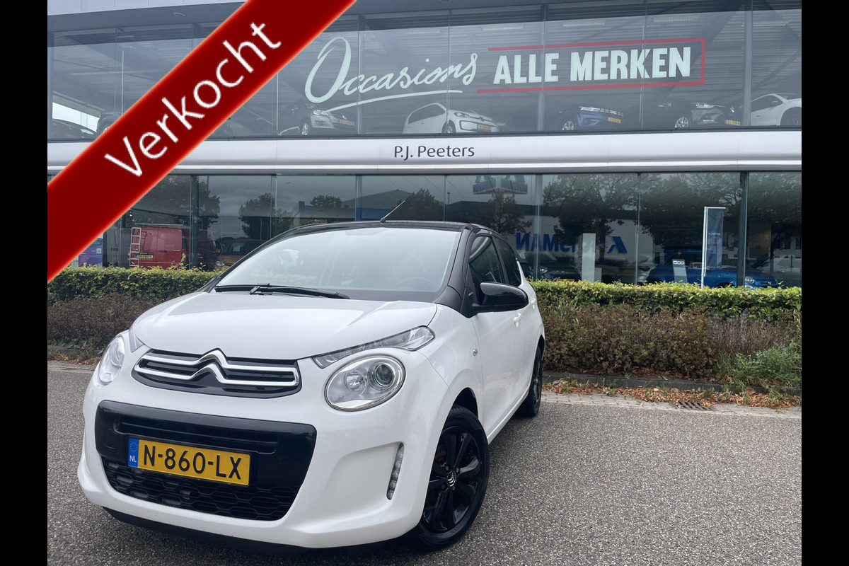 Citroën C1 1.0 VTi Shine Achteruitrijcamera - Airco - Lichtmetalen velgen - Radio - Stuur leder - Stuur multifunctioneel