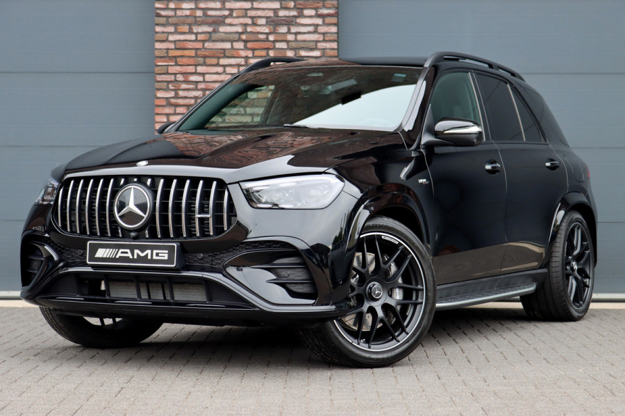 Mercedes-Benz GLE AMG 53 Hybrid Premium 4MATIC+ | Luchtvering | Distronic | Memory | Massage | Trekhaak | MBUX Tablet | Stoelventilatie | Verwarmd Stuurwiel | HUD | Burmester | Keyless Go |