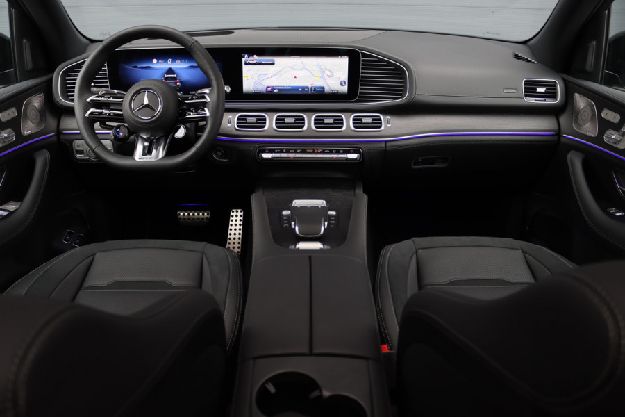 Mercedes-Benz GLE AMG 53 Hybrid Premium 4MATIC+ | Luchtvering | Distronic | Memory | Massage | Trekhaak | MBUX Tablet | Stoelventilatie | Verwarmd Stuurwiel | HUD | Burmester | Keyless Go |