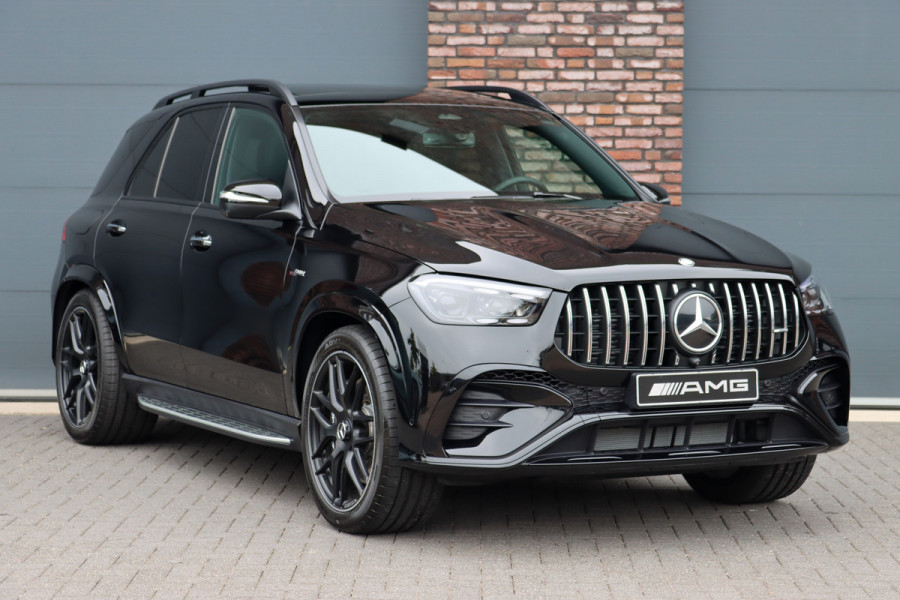 Mercedes-Benz GLE AMG 53 Hybrid Premium 4MATIC+ | Luchtvering | Distronic | Memory | Massage | Trekhaak | MBUX Tablet | Stoelventilatie | Verwarmd Stuurwiel | HUD | Burmester | Keyless Go |