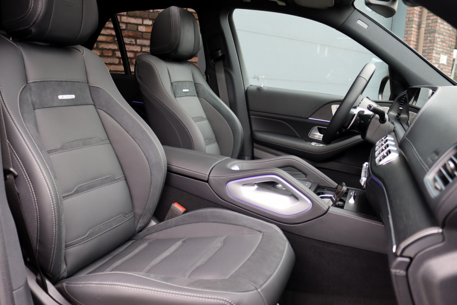 Mercedes-Benz GLE AMG 53 Hybrid Premium 4MATIC+ | Luchtvering | Distronic | Memory | Massage | Trekhaak | MBUX Tablet | Stoelventilatie | Verwarmd Stuurwiel | HUD | Burmester | Keyless Go |