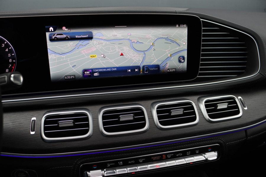 Mercedes-Benz GLE AMG 53 Hybrid Premium 4MATIC+ | Luchtvering | Distronic | Memory | Massage | Trekhaak | MBUX Tablet | Stoelventilatie | Verwarmd Stuurwiel | HUD | Burmester | Keyless Go |