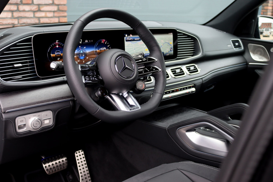Mercedes-Benz GLE AMG 53 Hybrid Premium 4MATIC+ | Luchtvering | Distronic | Memory | Massage | Trekhaak | MBUX Tablet | Stoelventilatie | Verwarmd Stuurwiel | HUD | Burmester | Keyless Go |