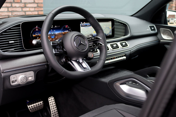 Mercedes-Benz GLE AMG 53 Hybrid Premium 4MATIC+ | Luchtvering | Distronic | Memory | Massage | Trekhaak | MBUX Tablet | Stoelventilatie | Verwarmd Stuurwiel | HUD | Burmester | Keyless Go |