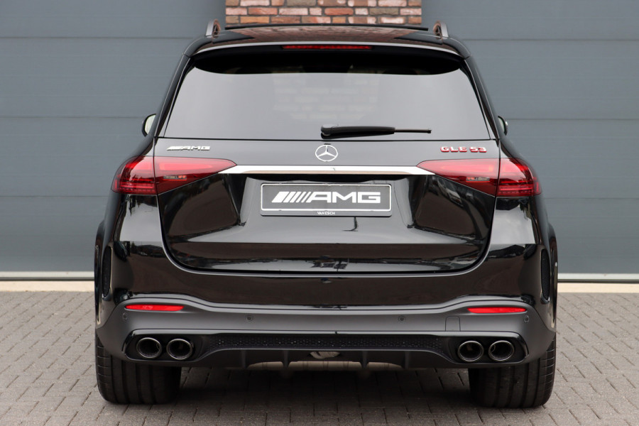 Mercedes-Benz GLE AMG 53 Hybrid Premium 4MATIC+ | Luchtvering | Distronic | Memory | Massage | Trekhaak | MBUX Tablet | Stoelventilatie | Verwarmd Stuurwiel | HUD | Burmester | Keyless Go |