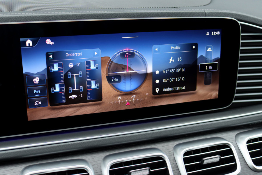 Mercedes-Benz GLE AMG 53 Hybrid Premium 4MATIC+ | Luchtvering | Distronic | Memory | Massage | Trekhaak | MBUX Tablet | Stoelventilatie | Verwarmd Stuurwiel | HUD | Burmester | Keyless Go |