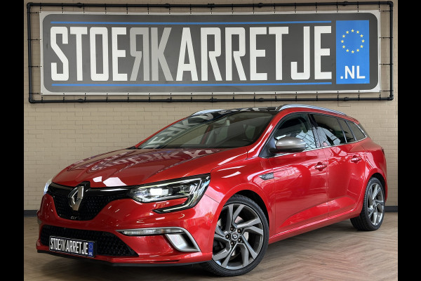 Renault MEGANE Estate 1.6 TCe 205pk GT | Groot Navi | 18 inch | Bose | Pano | Dodehoek | Led | Volledig dealer onderhouden!