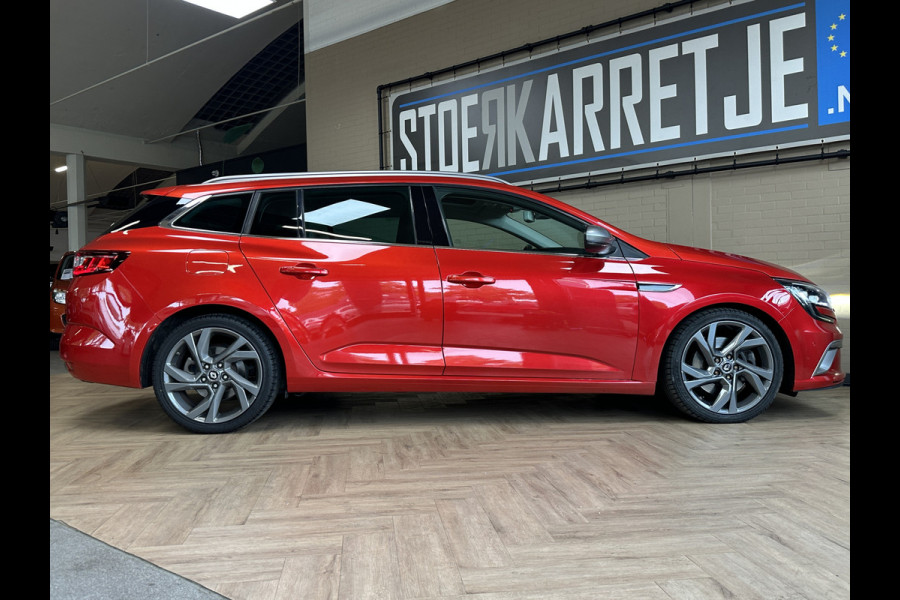 Renault MEGANE Estate 1.6 TCe 205pk GT | Groot Navi | 18 inch | Bose | Pano | Dodehoek | Led | Volledig dealer onderhouden!