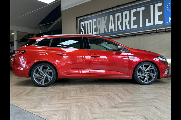 Renault MEGANE Estate 1.6 TCe 205pk GT | Groot Navi | 18 inch | Bose | Pano | Dodehoek | Led | Volledig dealer onderhouden!