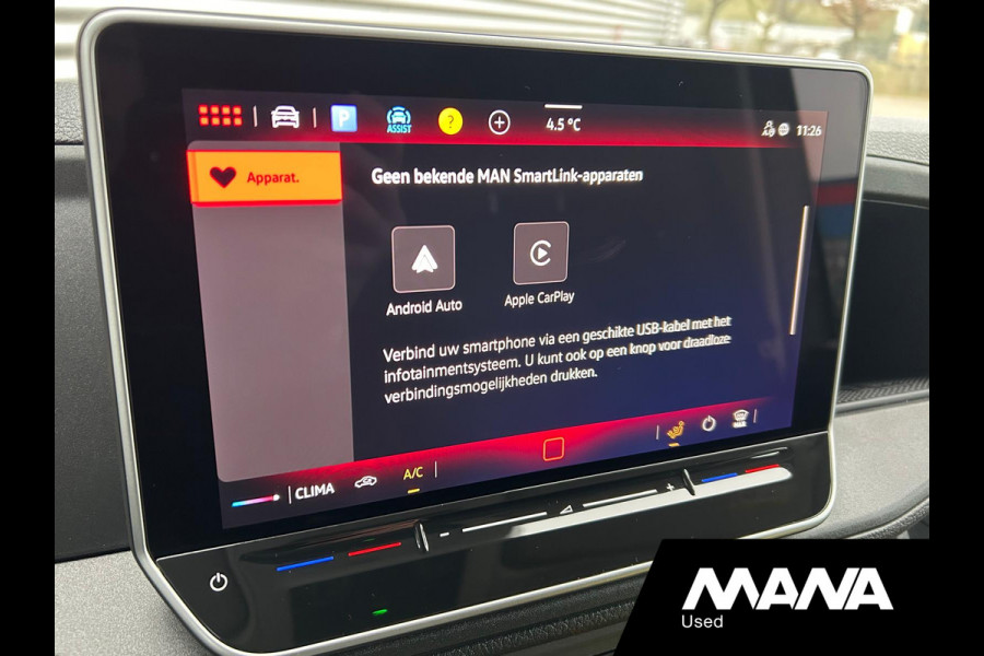 MAN TGE 35 2.0 L3H2 3.180 180PK MANA PERFORMANCE Automaat 4x4 LED Camera Sensoren Car-Play Trekhaak Cruise MAN TGE 35 2.0 L3H2 3.180 180PK MANA PERFORMANCE Automaat 4x4 LED Camera Sensoren Car-Play Trekhaak Cruise