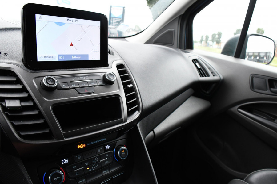 Ford Transit Connect 1.5 EcoBlue L1 ST Edition Caemra, Cruise, Carplay, Clima, Leder, LED, 100pk, NAVI, Multimedia, Uniek!