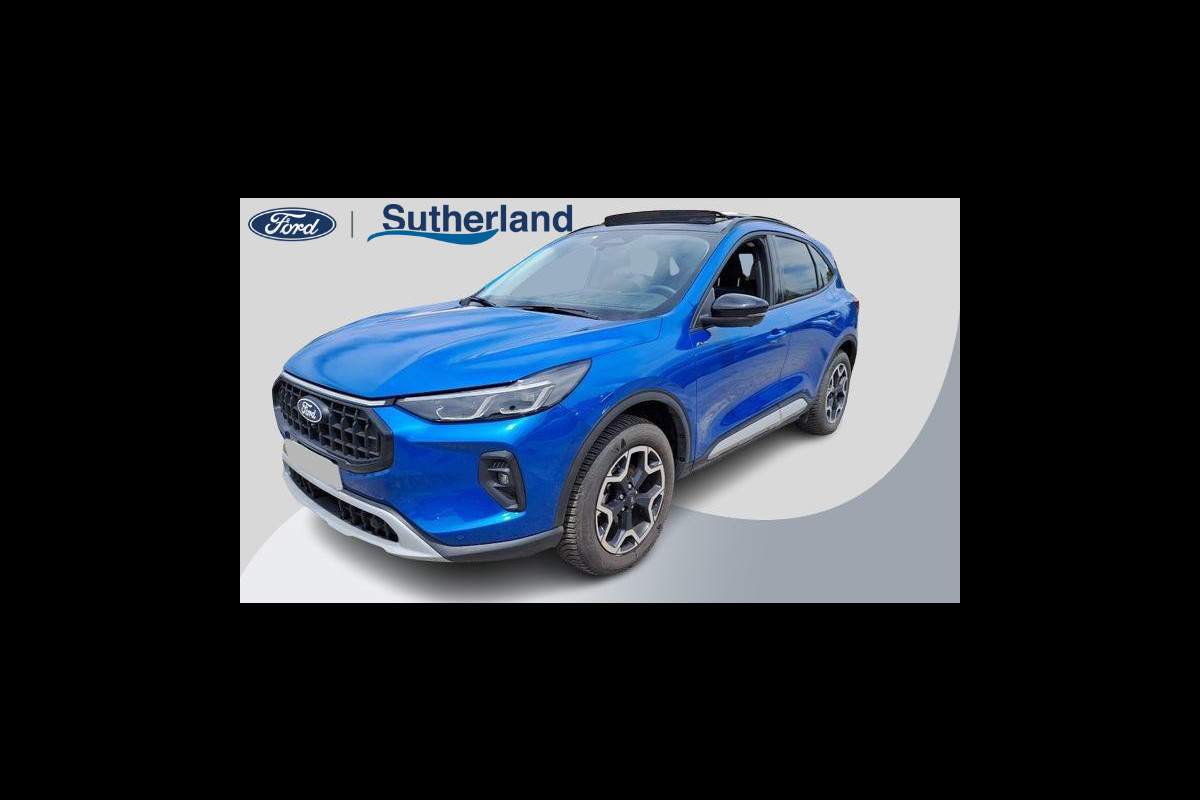 Ford Kuga 2.5 FHEV Active X 190pk | 4WD | 2.100kg Trekgewicht | Driver Assistance Pack | Technology Pack | Winterpack | Panoramadak | All Weather Banden | Geen stekker nodig
