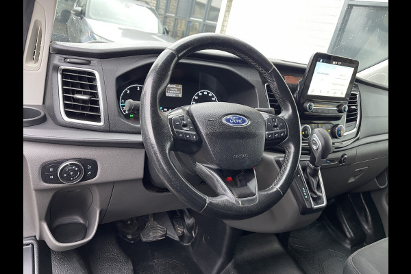 Ford Transit Custom 280 2.0 TDCI 130pk automaat L1H1 Limited / vaste prijs rijklaar € 17.950 ex btw / lease vanaf € 302 / airco / cruise / navi / camera / stoelverwarming / trekhaak !