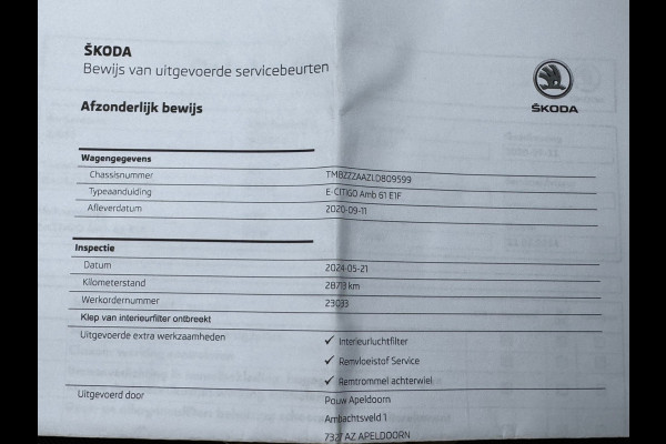 Škoda Citigo e-iV EV Ambition * Bluetooth * Climate Control * Metallic *