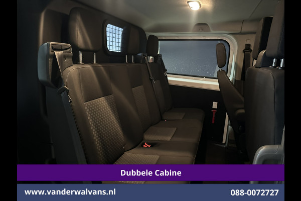 Ford Transit Custom 2.0 TDCI 131pk L2H1 Dubbele Cabine Euro6 Airco | 6-Zits | Camera | Navigatie | LED | Apple Carplay Android Auto, Cruisecontrol, Verwarmde voorruit, Stoelverwarming, Parkeersensoren, 2800kg trekvermogen