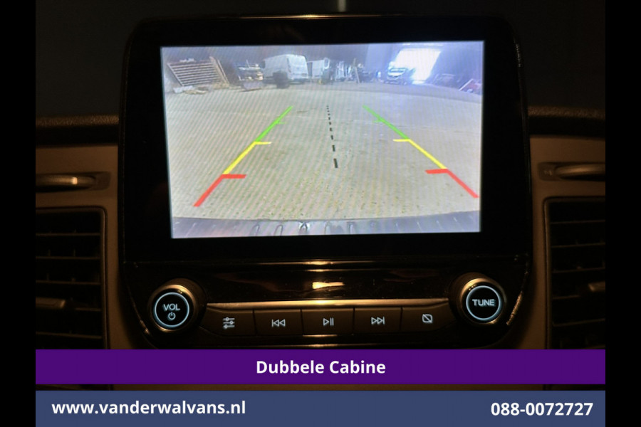 Ford Transit Custom 2.0 TDCI 131pk L2H1 Dubbele Cabine Euro6 Airco | 6-Zits | Camera | Navigatie | LED | Apple Carplay Android Auto, Cruisecontrol, Verwarmde voorruit, Stoelverwarming, Parkeersensoren, 2800kg trekvermogen