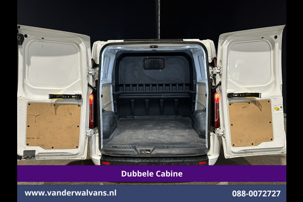 Ford Transit Custom 2.0 TDCI 131pk L2H1 Dubbele Cabine Euro6 Airco | 6-Zits | Camera | Navigatie | LED | Apple Carplay Android Auto, Cruisecontrol, Verwarmde voorruit, Stoelverwarming, Parkeersensoren, 2800kg trekvermogen
