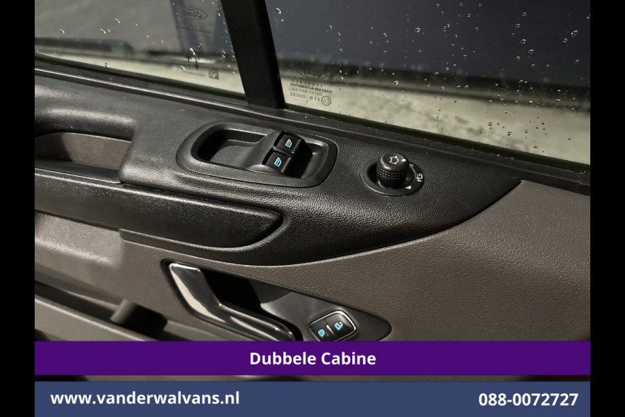 Ford Transit Custom 2.0 TDCI 131pk L2H1 Dubbele Cabine Euro6 Airco | 6-Zits | Camera | Navigatie | LED | Apple Carplay Android Auto, Cruisecontrol, Verwarmde voorruit, Stoelverwarming, Parkeersensoren, 2800kg trekvermogen